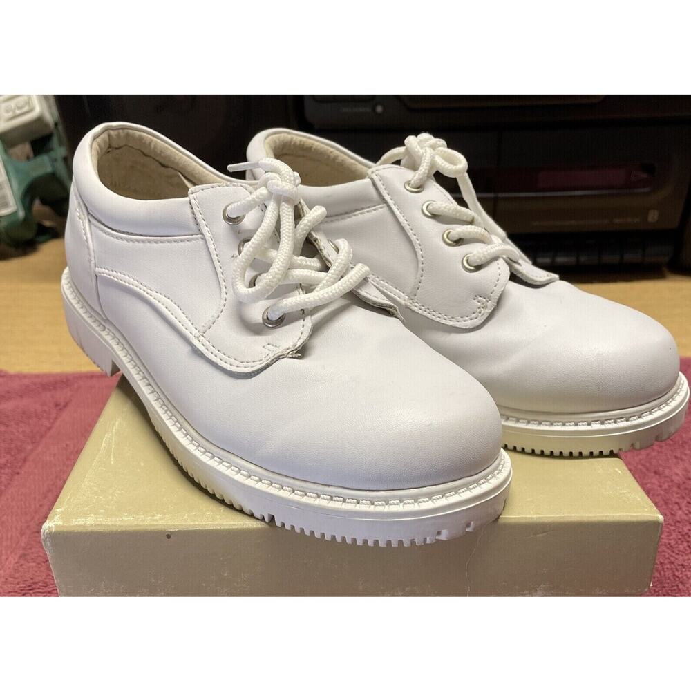 Modit White Leather‎ Shoes Size 1 Model AE-07 Boys Or Girls